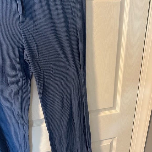 Auden Blue Ribbed Pajama Set - Picture 6 of 7